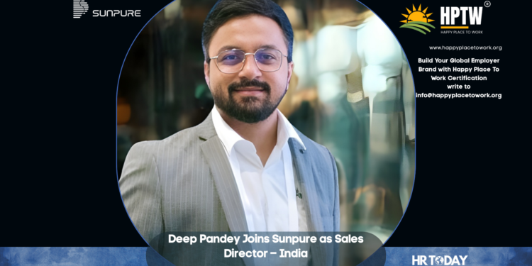 Deep Pandey Joins Sunpure as Sales Director – India