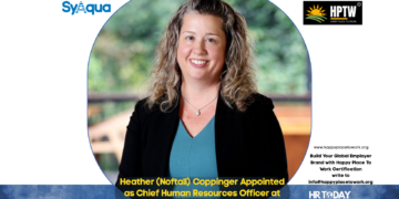 Heather (Noftall) Coppinger Appointed as Chief Human Resources Officer at SyAqua