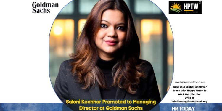 Saloni Kochhar Promoted to Managing Director at Goldman Sachs