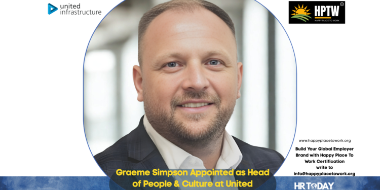 Graeme Simpson Appointed as Head of People & Culture at United Infrastructure Ltd