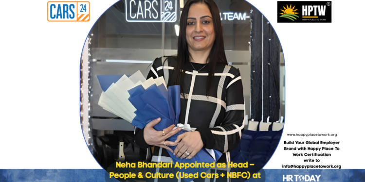 Neha Bhandari Appointed as Head – People & Culture (Used Cars + NBFC) at CARS24
