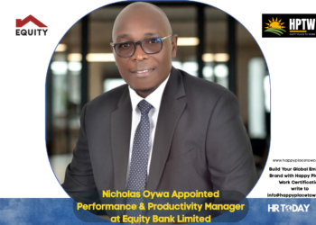 Nicholas Oywa Appointed Performance & Productivity Manager at Equity Bank Limited