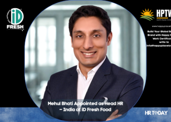 Mehul Bhati Appointed as Head HR – India at iD Fresh Food