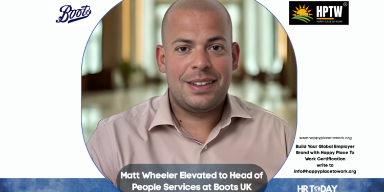 Matt Wheeler Elevated to Head of People Services at Boots UK