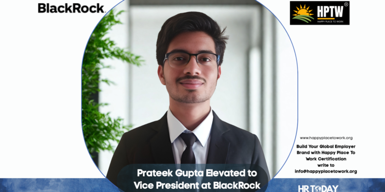 Prateek Gupta Elevated to Vice President at BlackRock