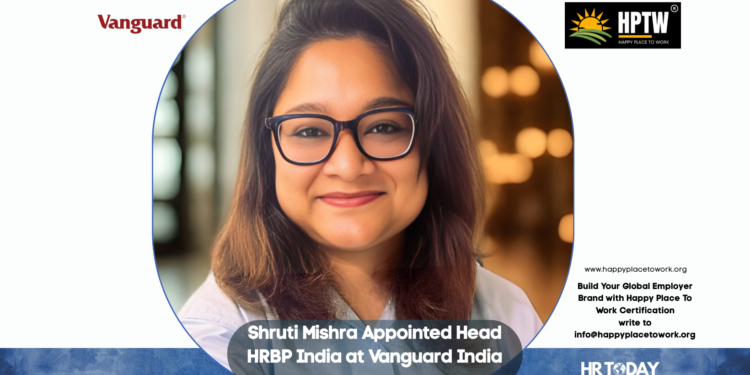 Shruti Mishra Appointed Head HRBP India at Vanguard India