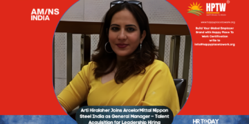 Arti Hiralaher Joins ArcelorMittal Nippon Steel India as General Manager – Talent Acquisition for Leadership Hiring