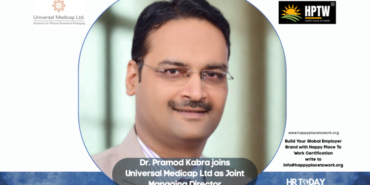 Dr. Pramod Kabra joins Universal Medicap Ltd as Joint Managing Director