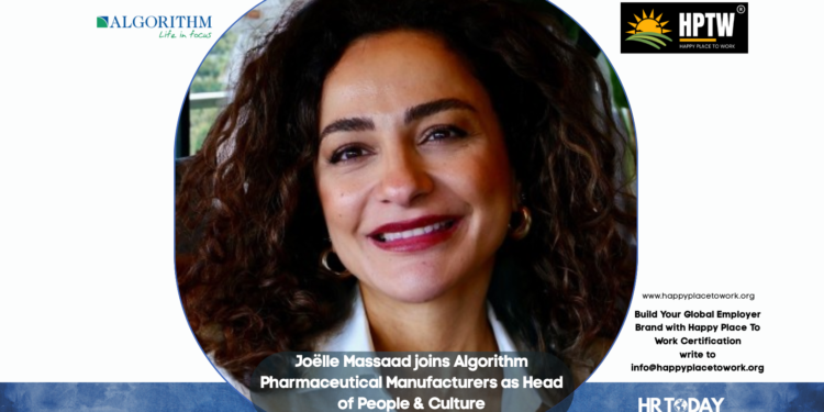 Joëlle Massaad joins Algorithm Pharmaceutical Manufacturers as Head of People & Culture