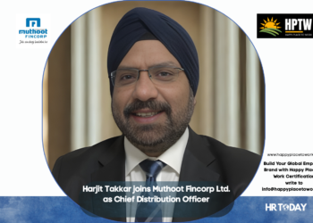 Harjit Takkar joins Muthoot Fincorp Ltd. as Chief Distribution Officer