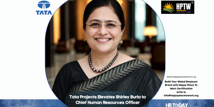 Tata Projects Elevates Shirley Burla to Chief Human Resources Officer