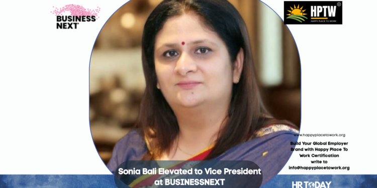 Sonia Bali Elevated to Vice President at BUSINESSNEXT