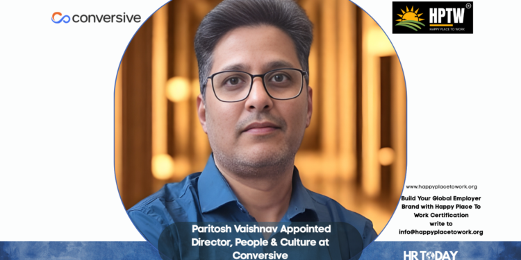 Paritosh Vaishnav Appointed Director, People & Culture at Conversive