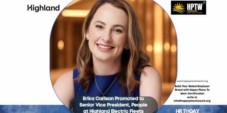 Erika Carlson Promoted to Senior Vice President, People at Highland Electric Fleets