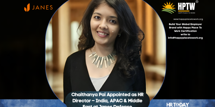 Chaithanya Pai Appointed as HR Director – India, APAC & Middle East at Janes Defense