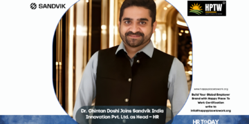 Dr. Chintan Doshi Joins Sandvik India Innovation Pvt. Ltd. as Head – HR