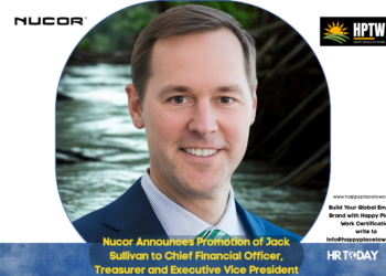 Nucor Announces Promotion of Jack Sullivan to Chief Financial Officer, Treasurer and Executive Vice President