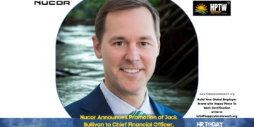 Nucor Announces Promotion of Jack Sullivan to Chief Financial Officer, Treasurer and Executive Vice President