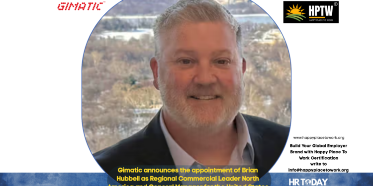 Gimatic announces the appointment of Brian Hubbell as Regional Commercial Leader North America and General Manager for the United States
