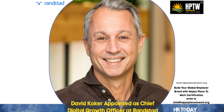 David Koker Appointed as Chief Digital Growth Officer at Randstad