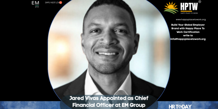 Jared Vivas Appointed as Chief Financial Officer at EM Group