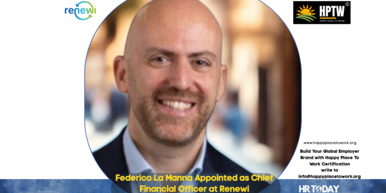 Federico La Manna Appointed as Chief Financial Officer at Renewi