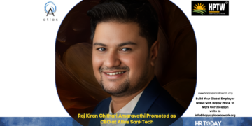 Raj Kiran Chithari Amaravathi Promoted as CEO at Atlas Sani-Tech