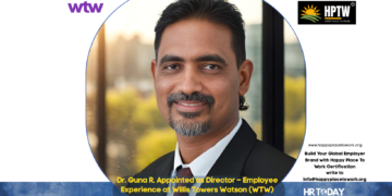 Dr. Guna R. Appointed as Director – Employee Experience at Willis Towers Watson (WTW)