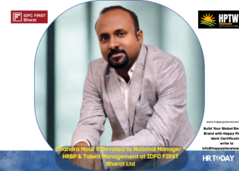 Chandra Mouli S Elevated to National Manager – HRBP & Talent Management at IDFC FIRST Bharat Ltd