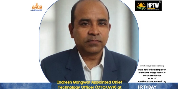 Indresh Gangwar Appointed Chief Technology Officer (CTO/AVP) at Sonalika Industries