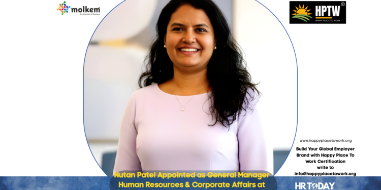 Nutan Patel Appointed as General Manager Human Resources & Corporate Affairs at Molkem