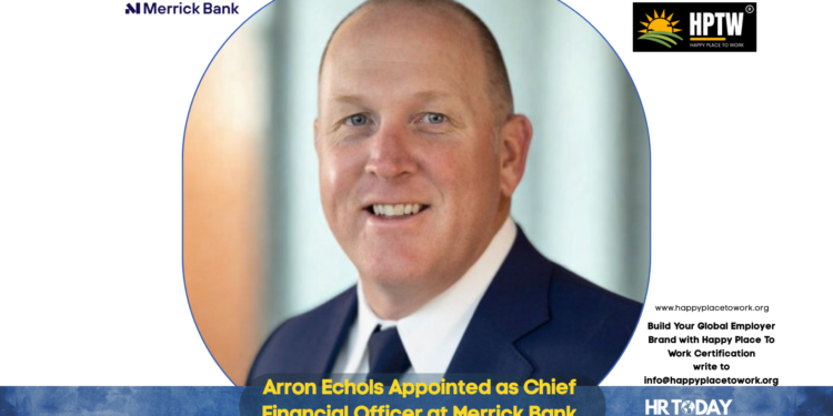 Arron Echols Appointed as Chief Financial Officer at Merrick Bank