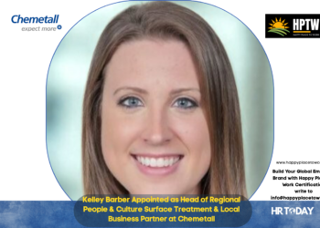 Kelley Barber Appointed as Head of Regional People & Culture Surface Treatment & Local Business Partner at Chemetall