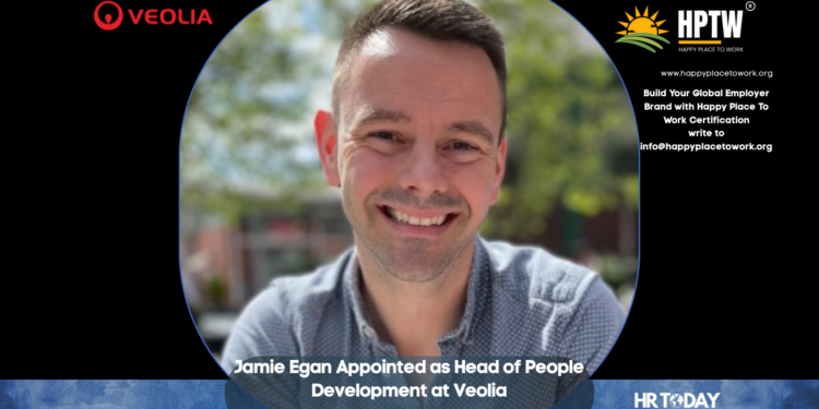 Jamie Egan Appointed as Head of People Development at Veolia