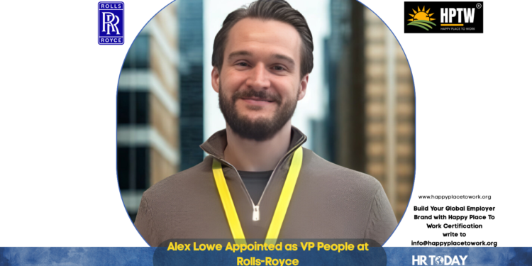 Alex Lowe Appointed as VP People at Rolls-Royce