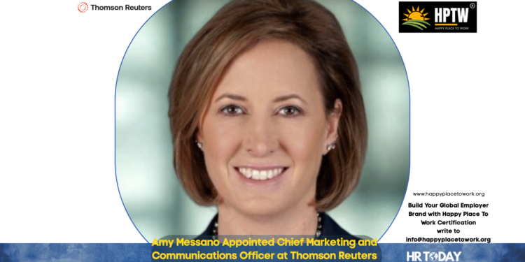 Amy Messano Appointed Chief Marketing and Communications Officer at Thomson Reuters