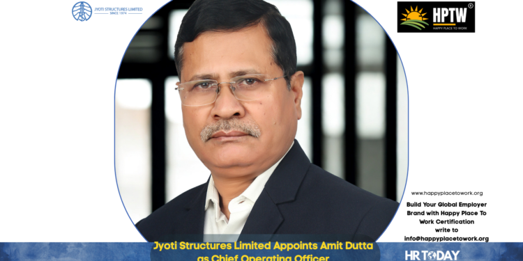 Jyoti Structures Limited Appoints Amit Dutta as Chief Operating Officer