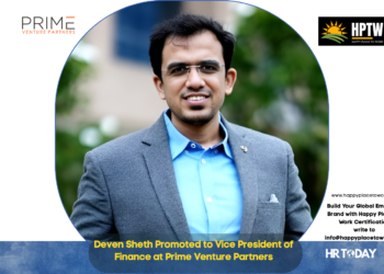 Deven Sheth Promoted to Vice President of Finance at Prime Venture Partners