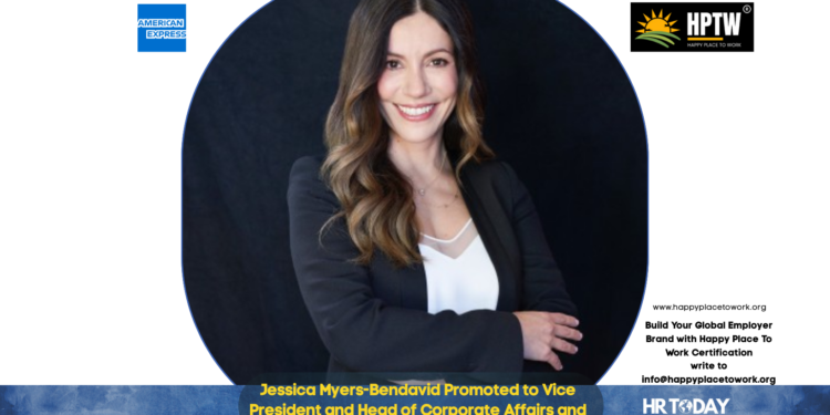 Jessica Myers-Bendavid Promoted to Vice President and Head of Corporate Affairs and Communications at American Express