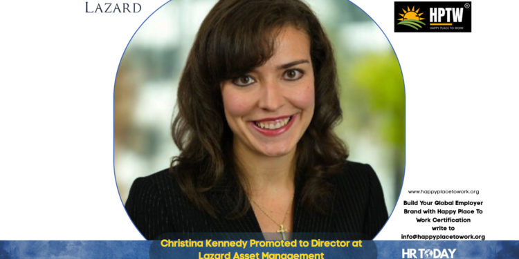 Christina Kennedy Promoted to Director at Lazard Asset Management