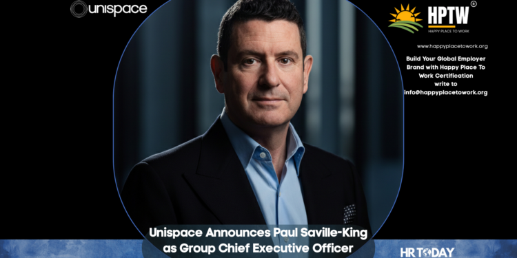 Unispace Announces Paul Saville-King as Group Chief Executive Officer