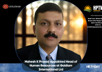 Mahesh K Prasad Appointed Head of Human Resources at Goldiam International Ltd