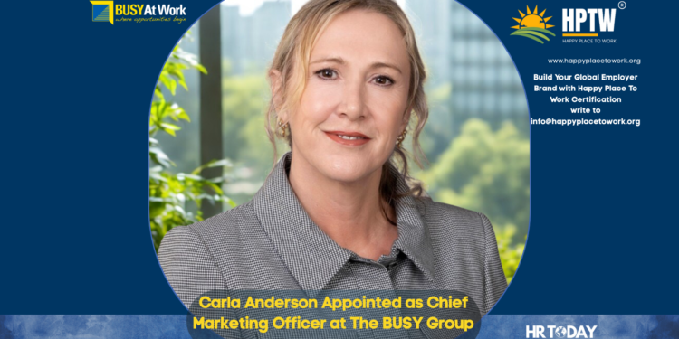 Carla Anderson Appointed as Chief Marketing Officer at The BUSY Group