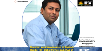 Shreeram Varahan Appointed as Regional Head of HR – Global Centers and APAC at Thomson Reuters