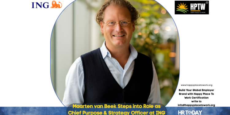 Maarten van Beek Steps into Role as Chief Purpose & Strategy Officer at ING