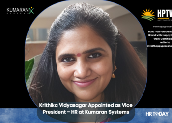 Krithika Vidyasagar Appointed as Vice President – HR at Kumaran Systems