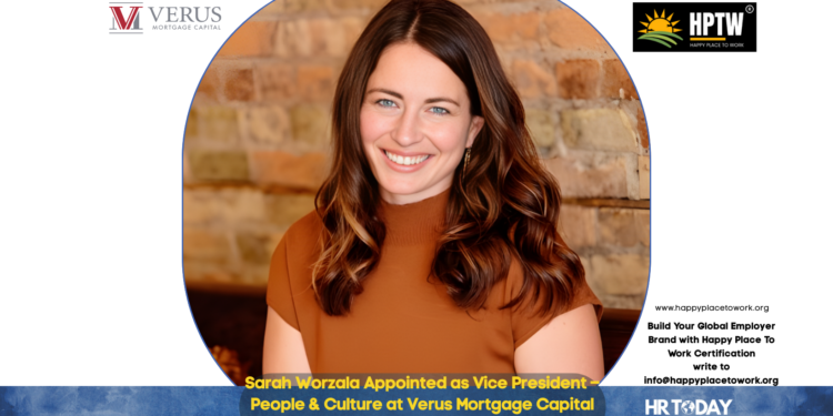 Sarah Worzala Appointed as Vice President – People & Culture at Verus Mortgage Capital