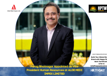 Parag Bhatnagar Appointed as Vice President Human Resources at ALDE MEDI IMPEX LIMITED