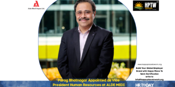 Parag Bhatnagar Appointed as Vice President Human Resources at ALDE MEDI IMPEX LIMITED