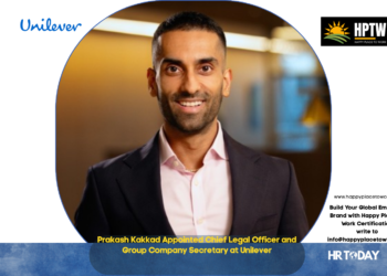 Prakash Kakkad Appointed Chief Legal Officer and Group Company Secretary at Unilever